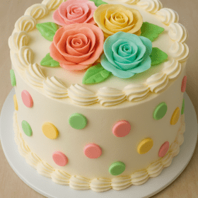 کیک خامه ای