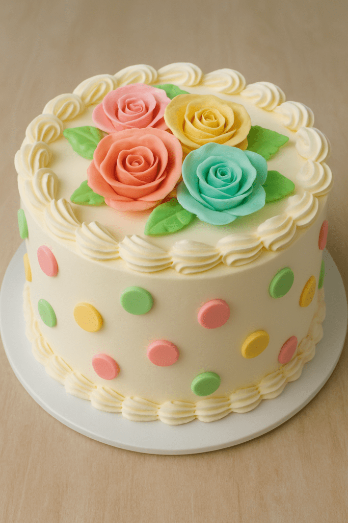 کیک خامه ای