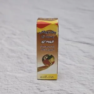 رنگ ژله ای قهوه ای خط زرد