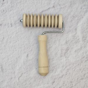 وردنه غلطکی چوبی شیاردار