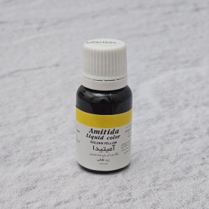 رنگ خوراکی قطرهای زرد خط زرد